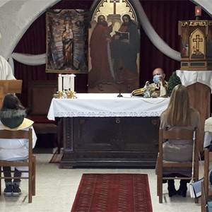 Uvod i homilija biskupa Šaška u euharistijskome slavlju svetkovine Rođenja Gospodinova u Markuševcu